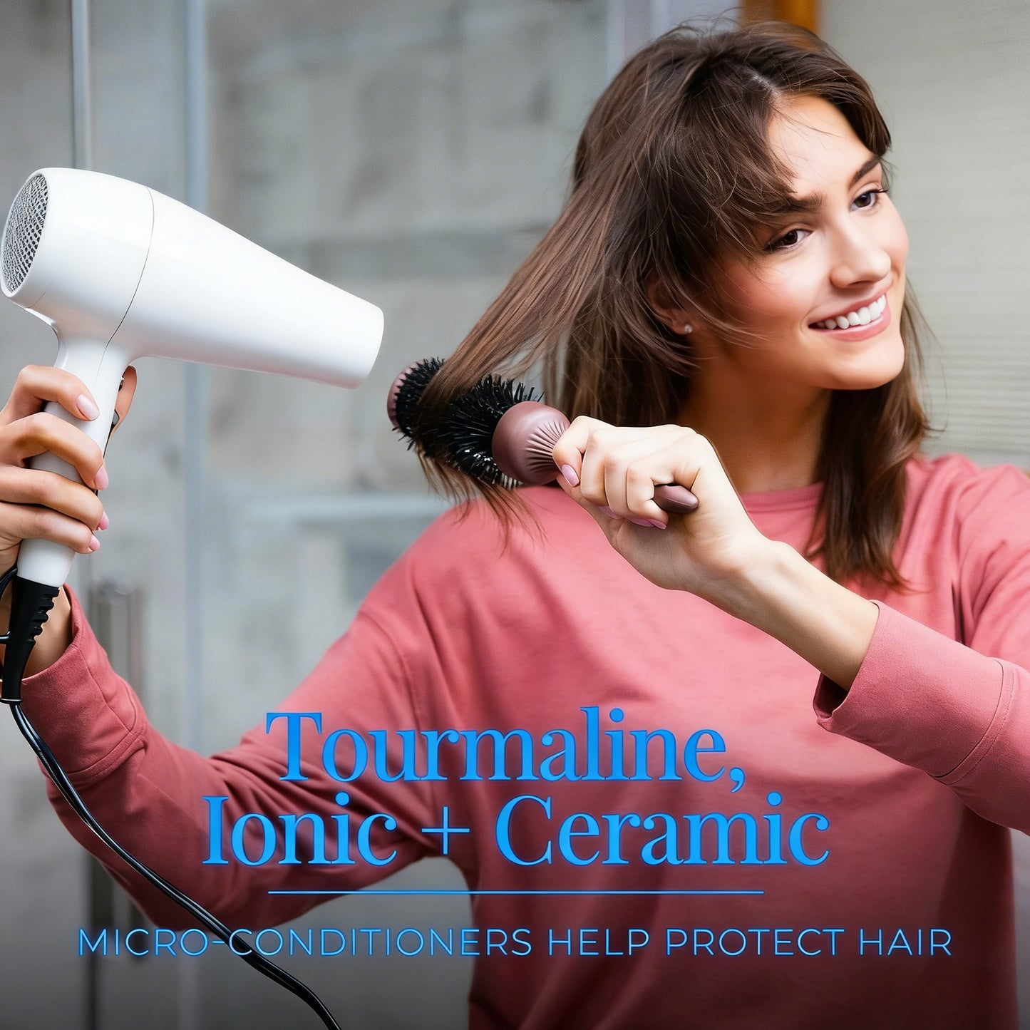 1875W High-Speed Ionic Hair Dryer with Attachments