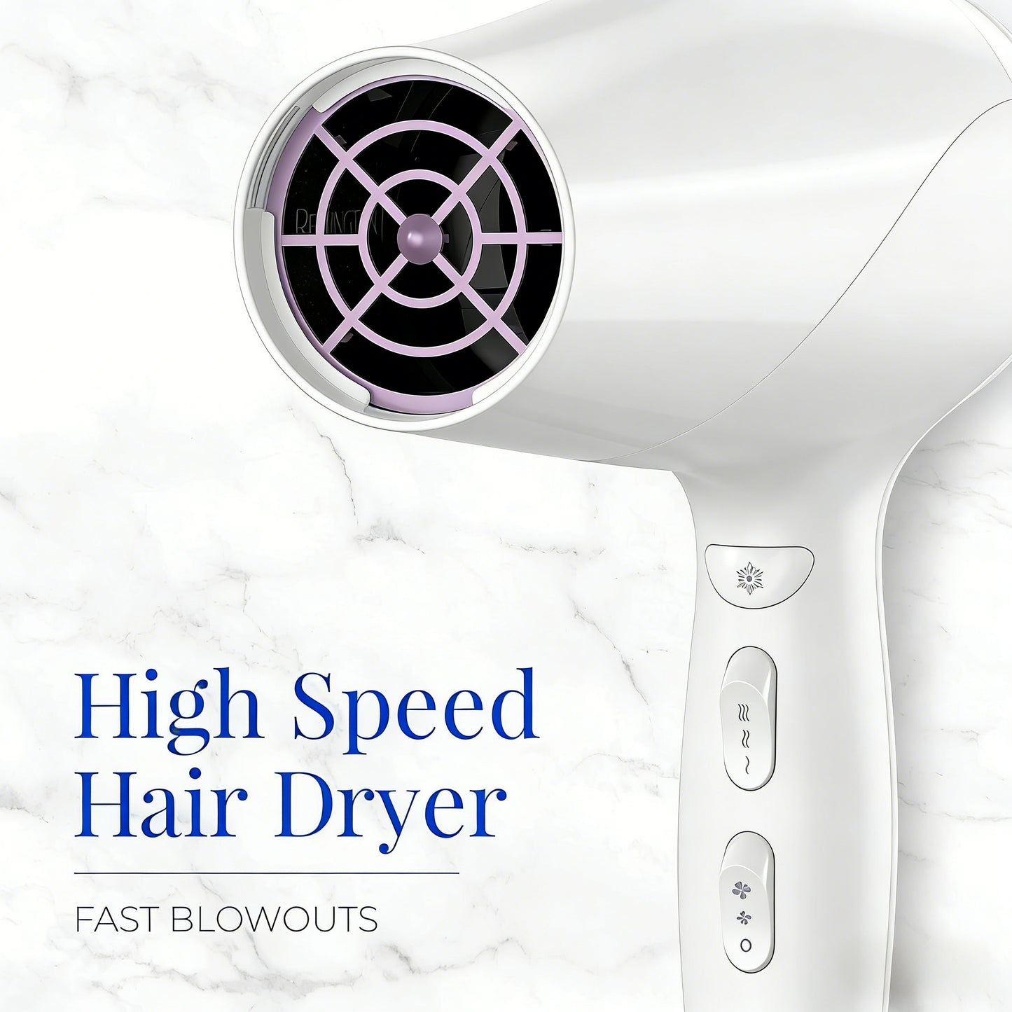 1875W High-Speed Ionic Hair Dryer with Attachments